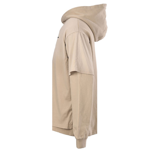 Acne Studios Beige Fairy Tales Letter Layered Hooded Top