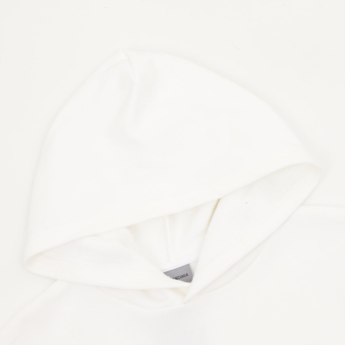 Balenciaga Loop Logo Hoodie in White