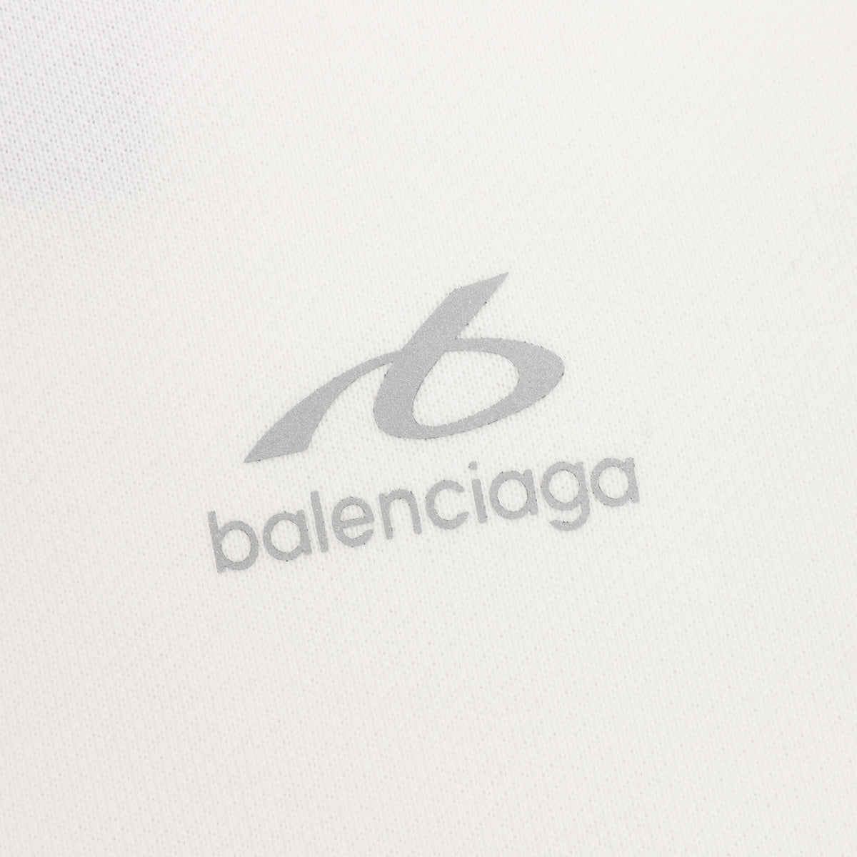 Balenciaga Loop Logo Hoodie in White