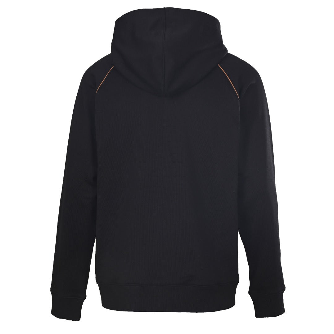 Brunello Cucinelli Black Full Zip Hooded Sweatshirt