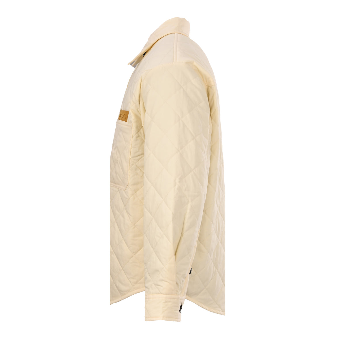 Bottega Veneta Cream Quilted Shirt Jacket