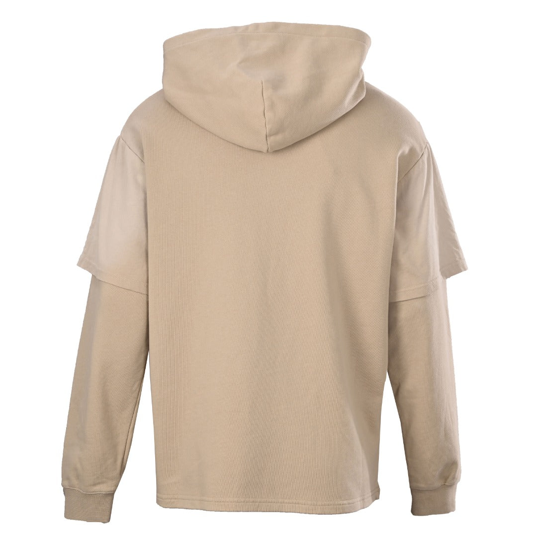Acne Studios Beige Fairy Tales Letter Layered Hooded Top