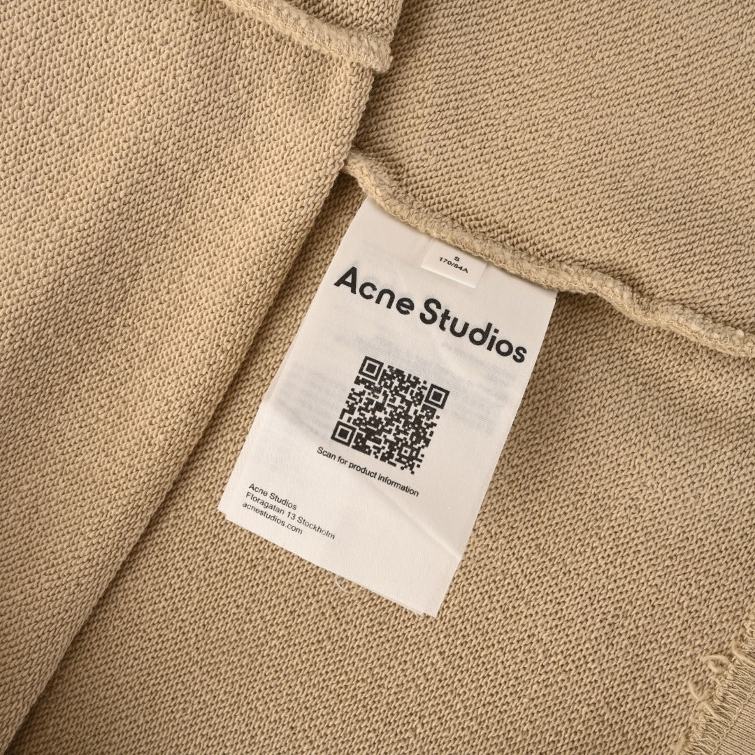 Acne Studios Beige Fairy Tales Letter Layered Hooded Top
