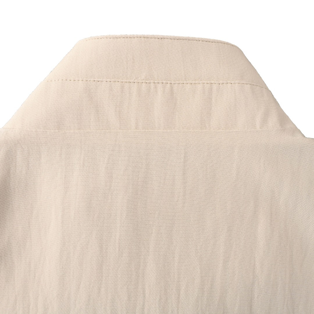Brunello Cucinelli Beige Crest Embroidery Zip Windbreaker