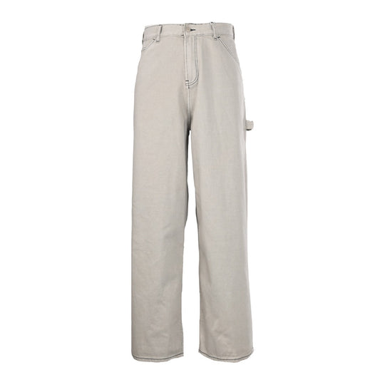 Acne Studios Off White Bow Embroidery Carpenter Pants